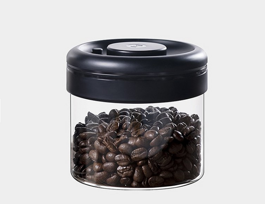 Glass Canister 400 ml Black Timemore